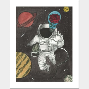 spaceman Posters and Art